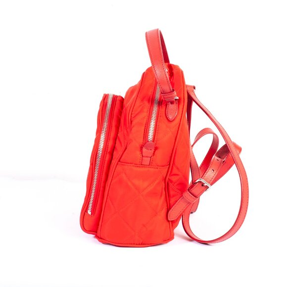 Authentic Ladies Red Prada Quilted Tesstuto Impuntu Mini Backpack - Picture 4 of 15